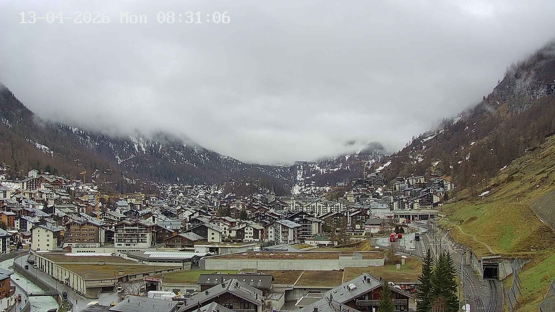 Archived image Webcam Zermatt - Spiss