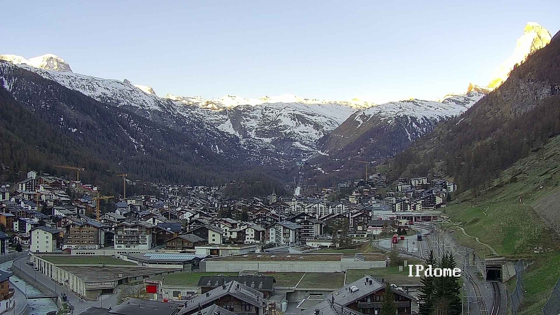 Archived image Webcam Zermatt - Spiss