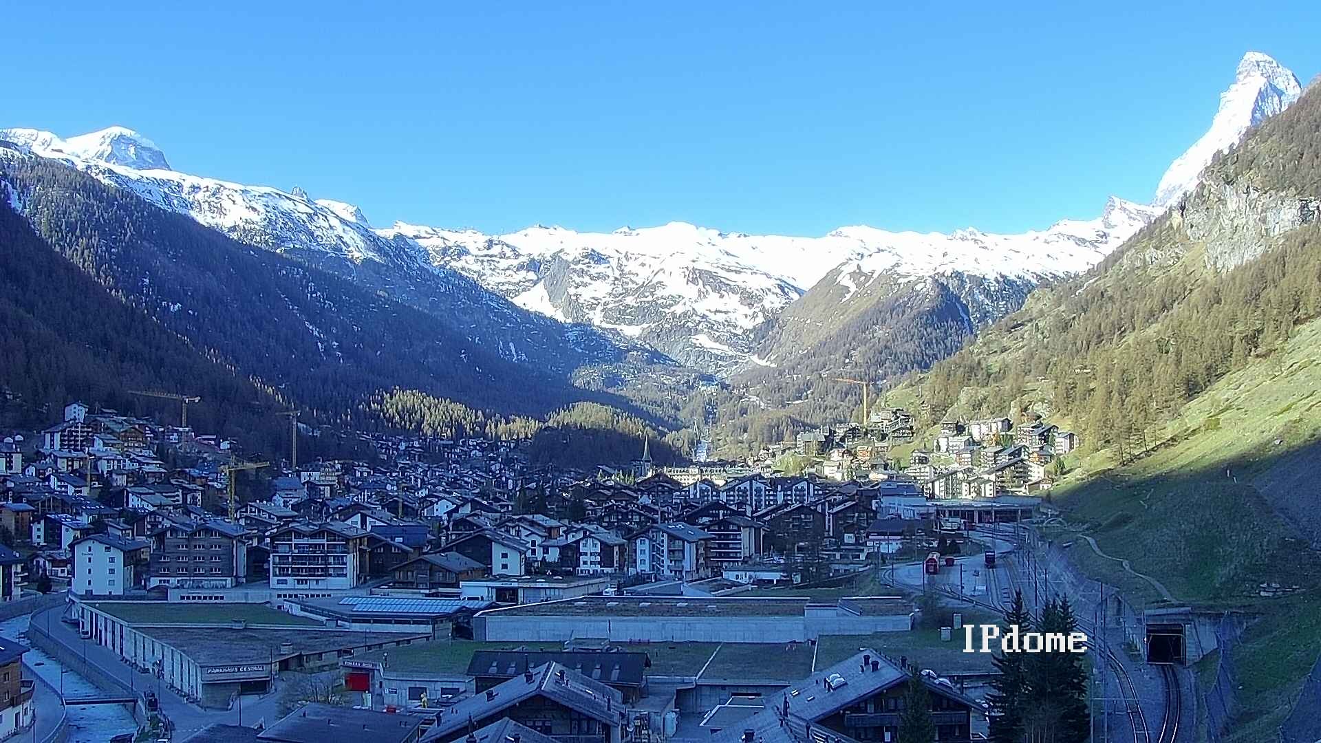 Archived image Webcam Zermatt - Spiss