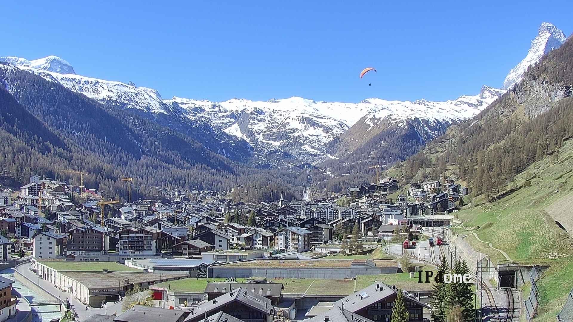 Archived image Webcam Zermatt - Spiss