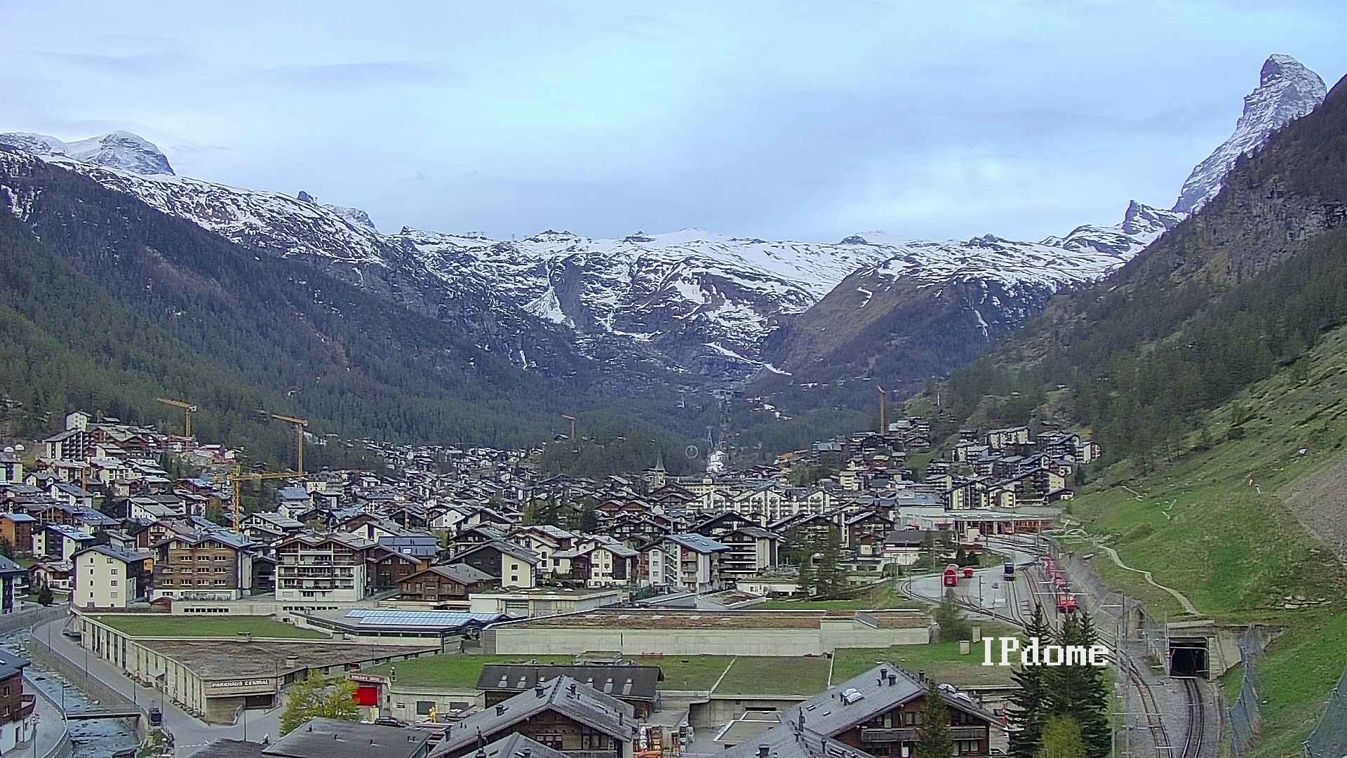 Archived image Webcam Zermatt - Spiss