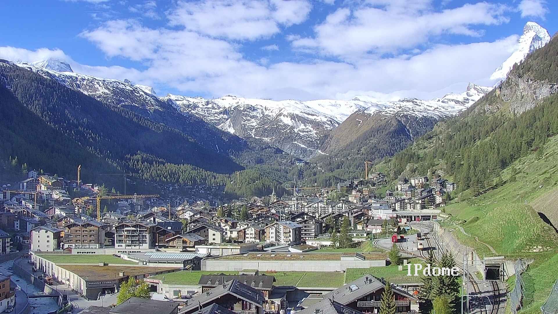 Archived image Webcam Zermatt - Spiss