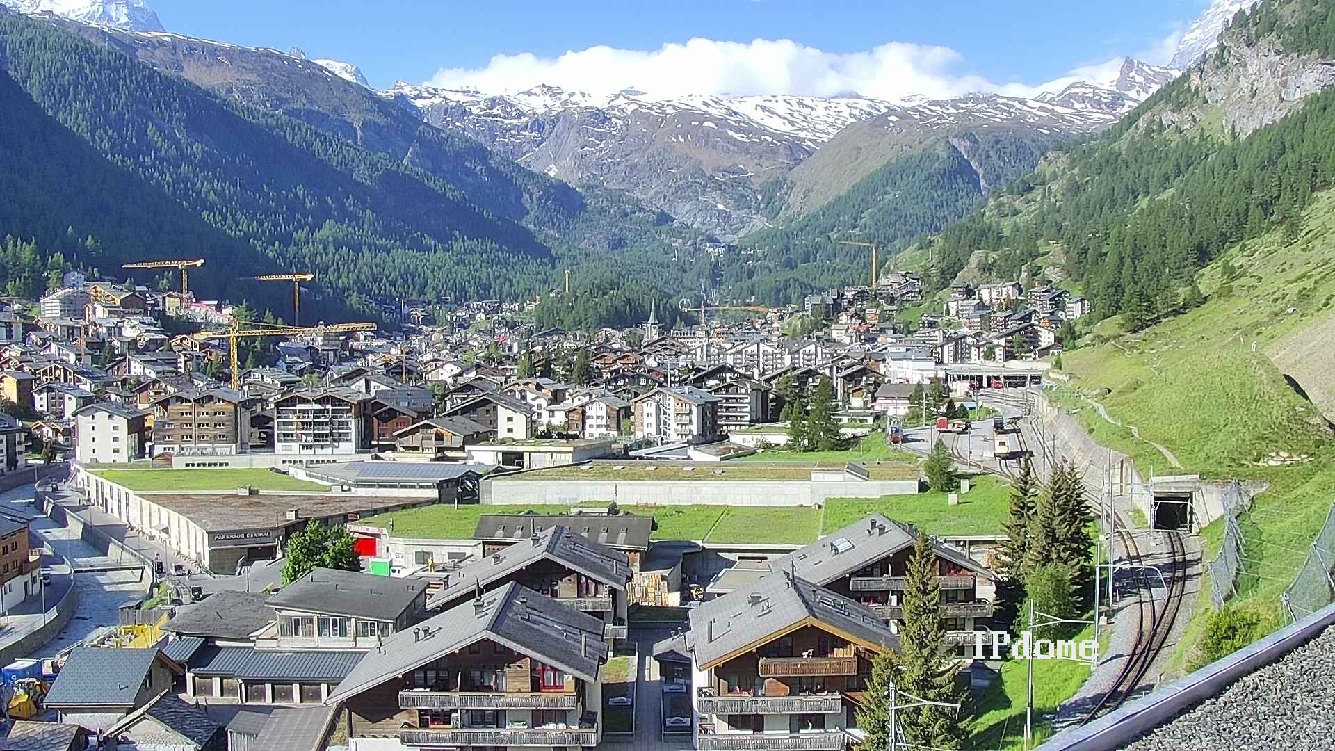 Archived image Webcam Zermatt - Spiss