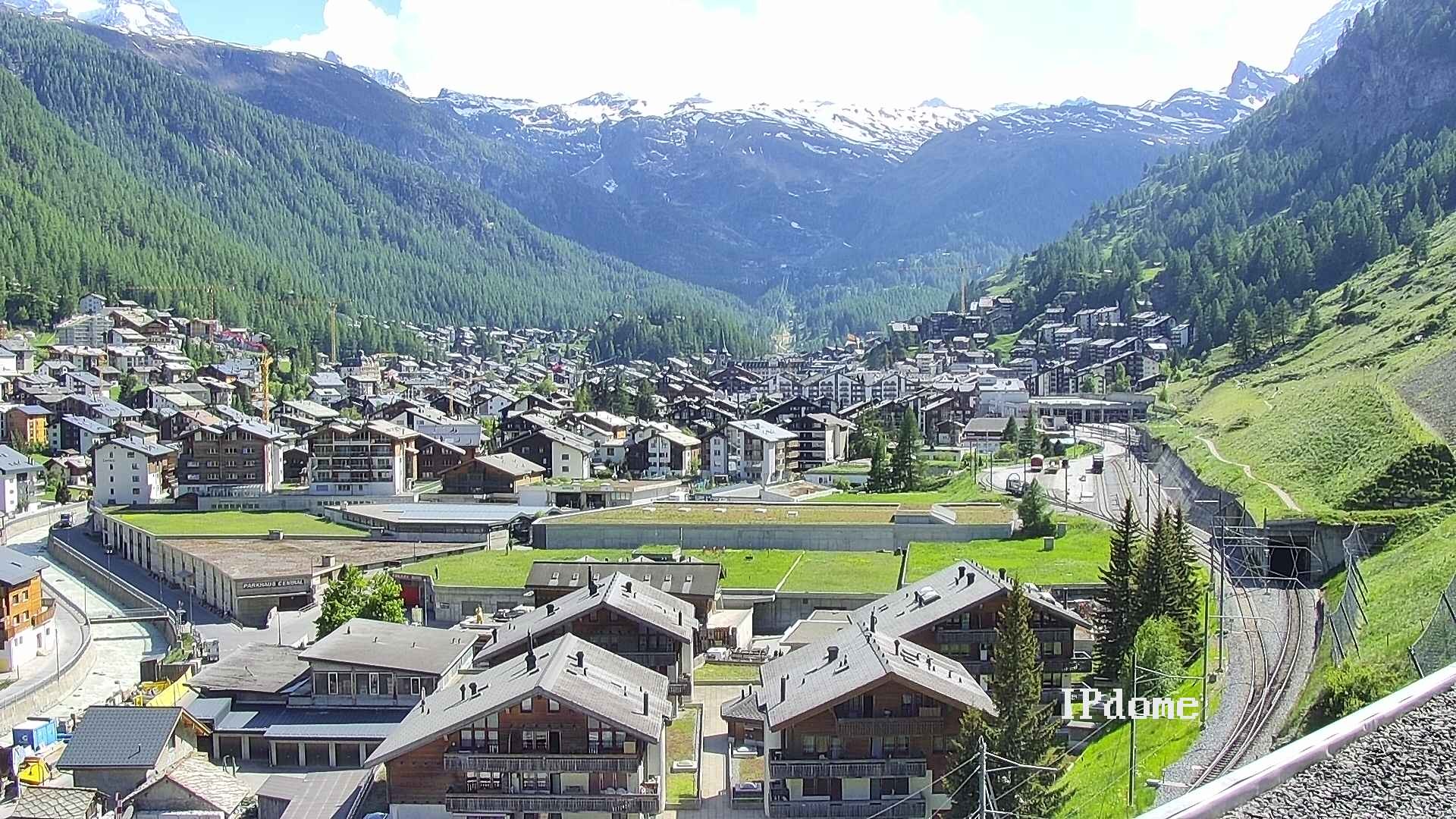 Archived image Webcam Zermatt - Spiss