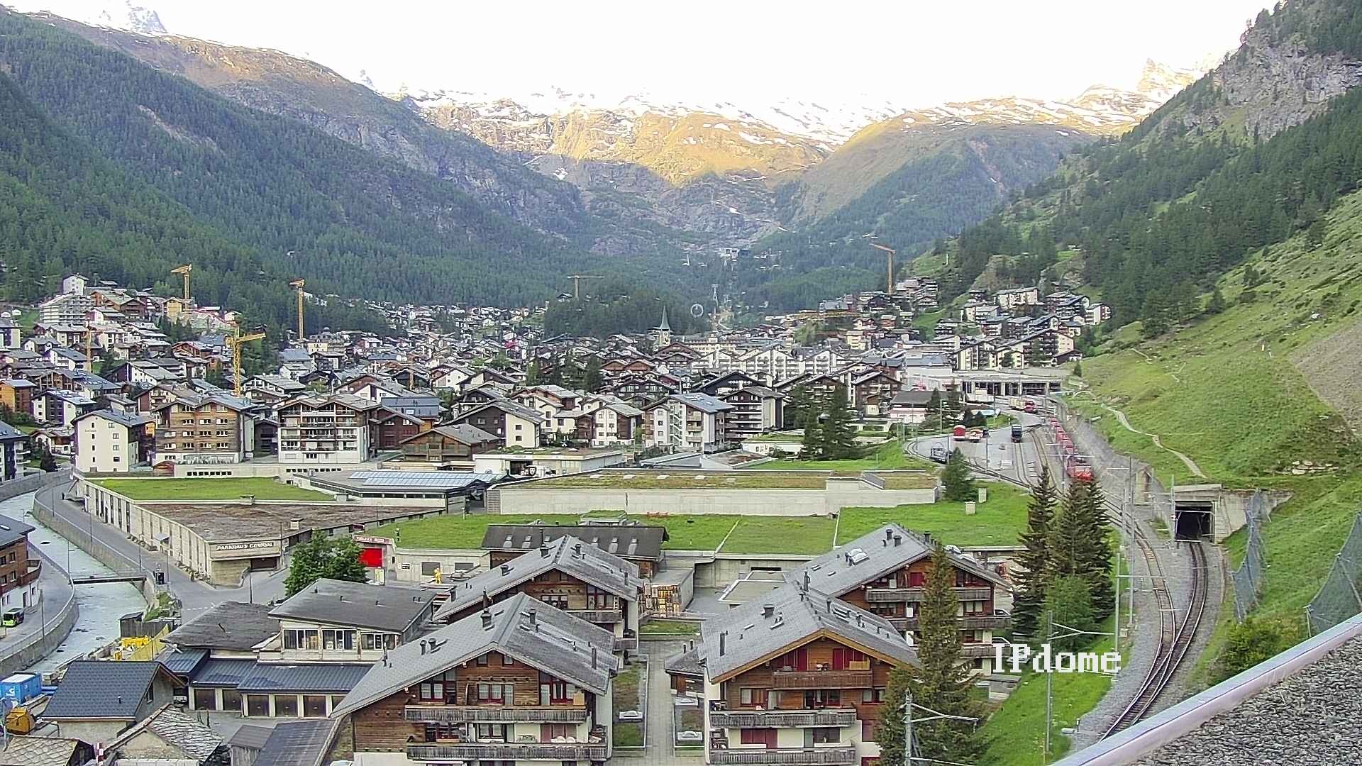 Archived image Webcam Zermatt - Spiss
