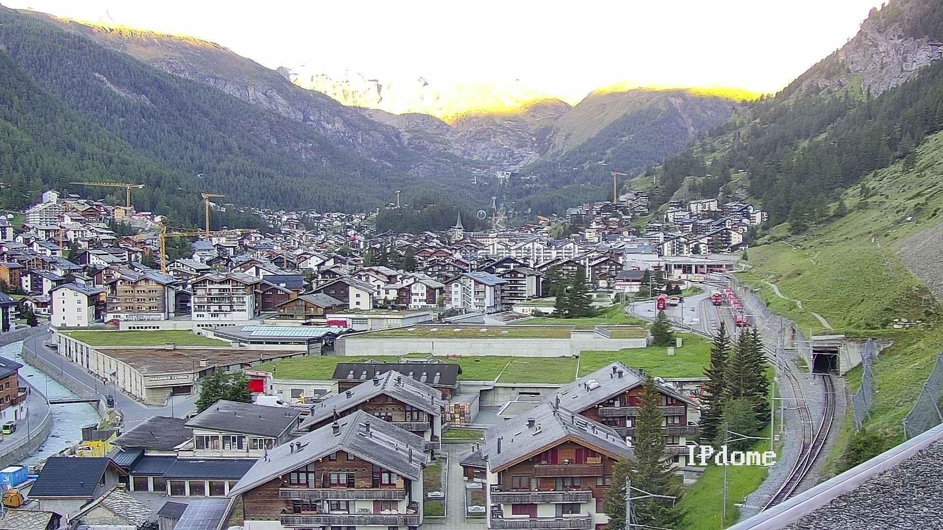 Archived image Webcam Zermatt - Spiss