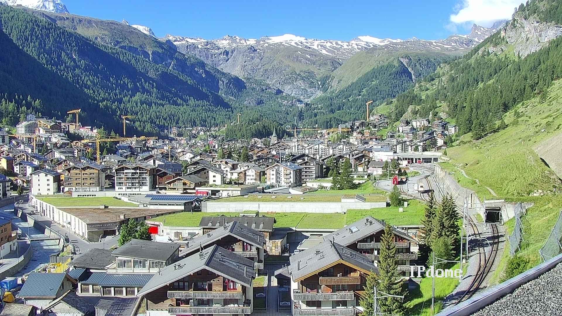 Archived image Webcam Zermatt - Spiss