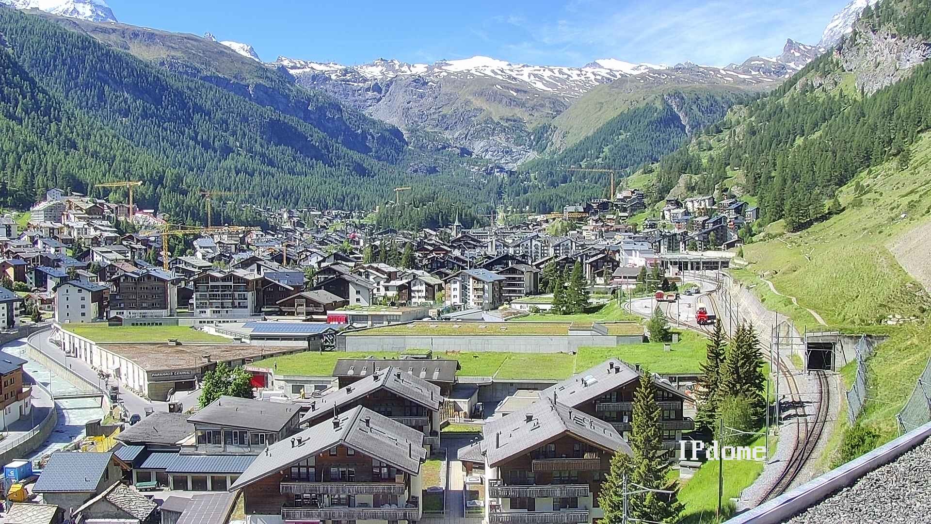 Archived image Webcam Zermatt - Spiss