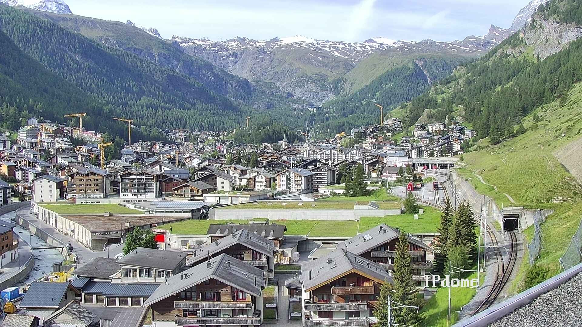 Archived image Webcam Zermatt - Spiss