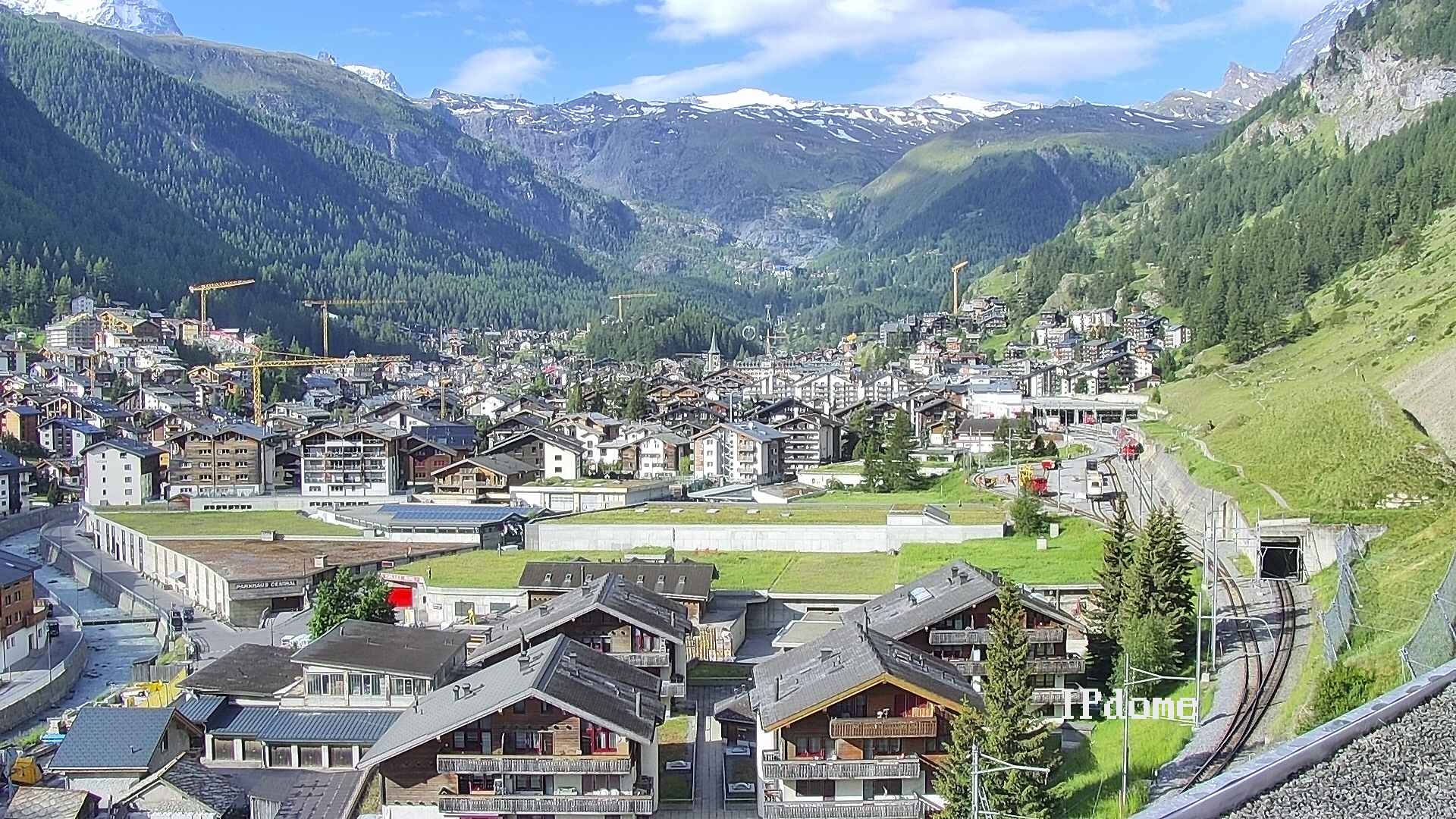 Archived image Webcam Zermatt - Spiss