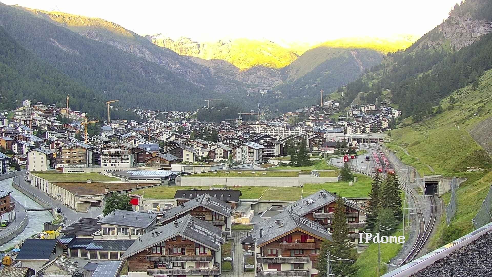 Archived image Webcam Zermatt - Spiss