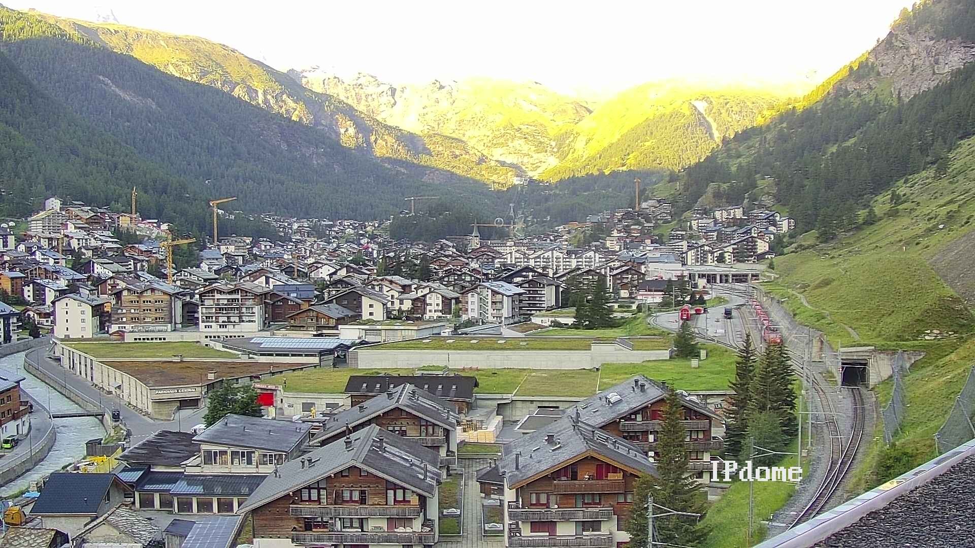 Archived image Webcam Zermatt - Spiss