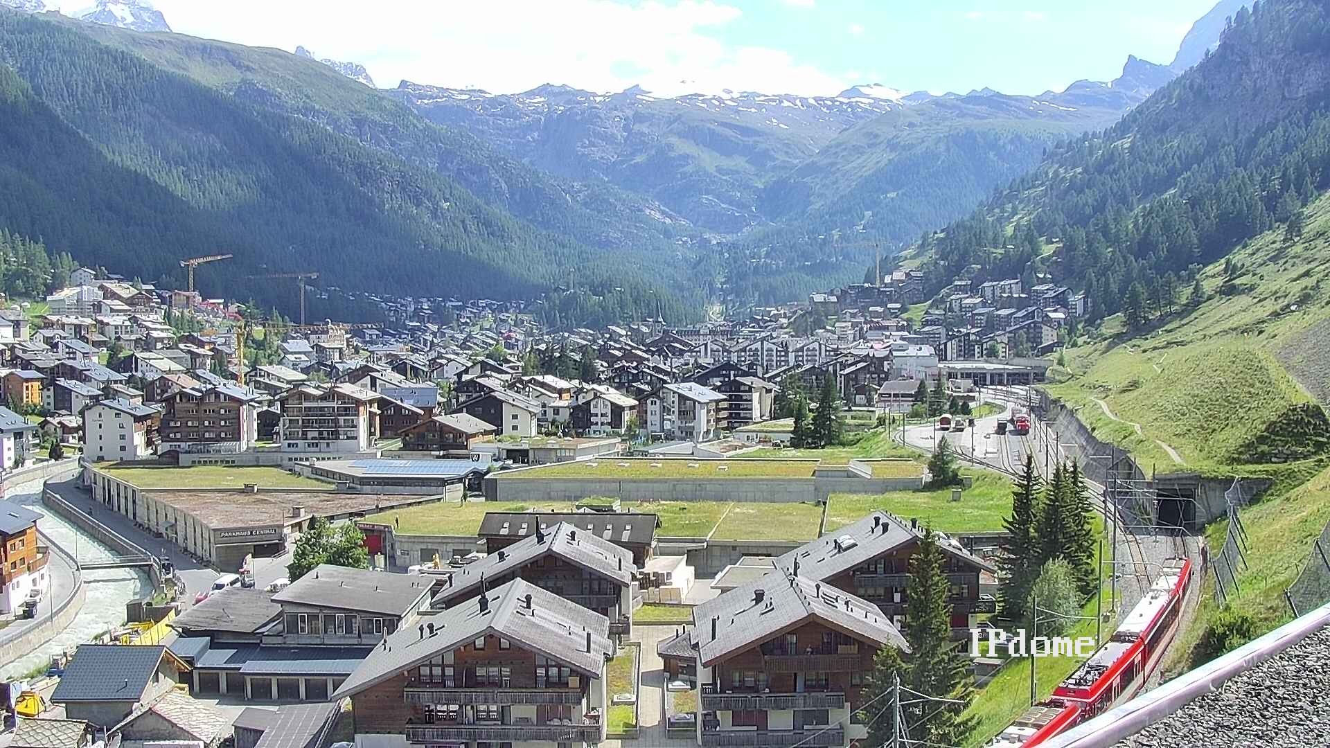 Archived image Webcam Zermatt - Spiss