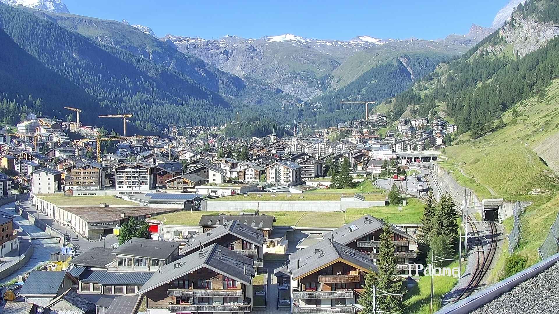 Archived image Webcam Zermatt - Spiss