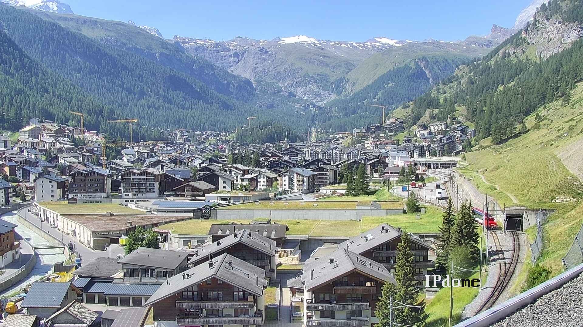 Archived image Webcam Zermatt - Spiss