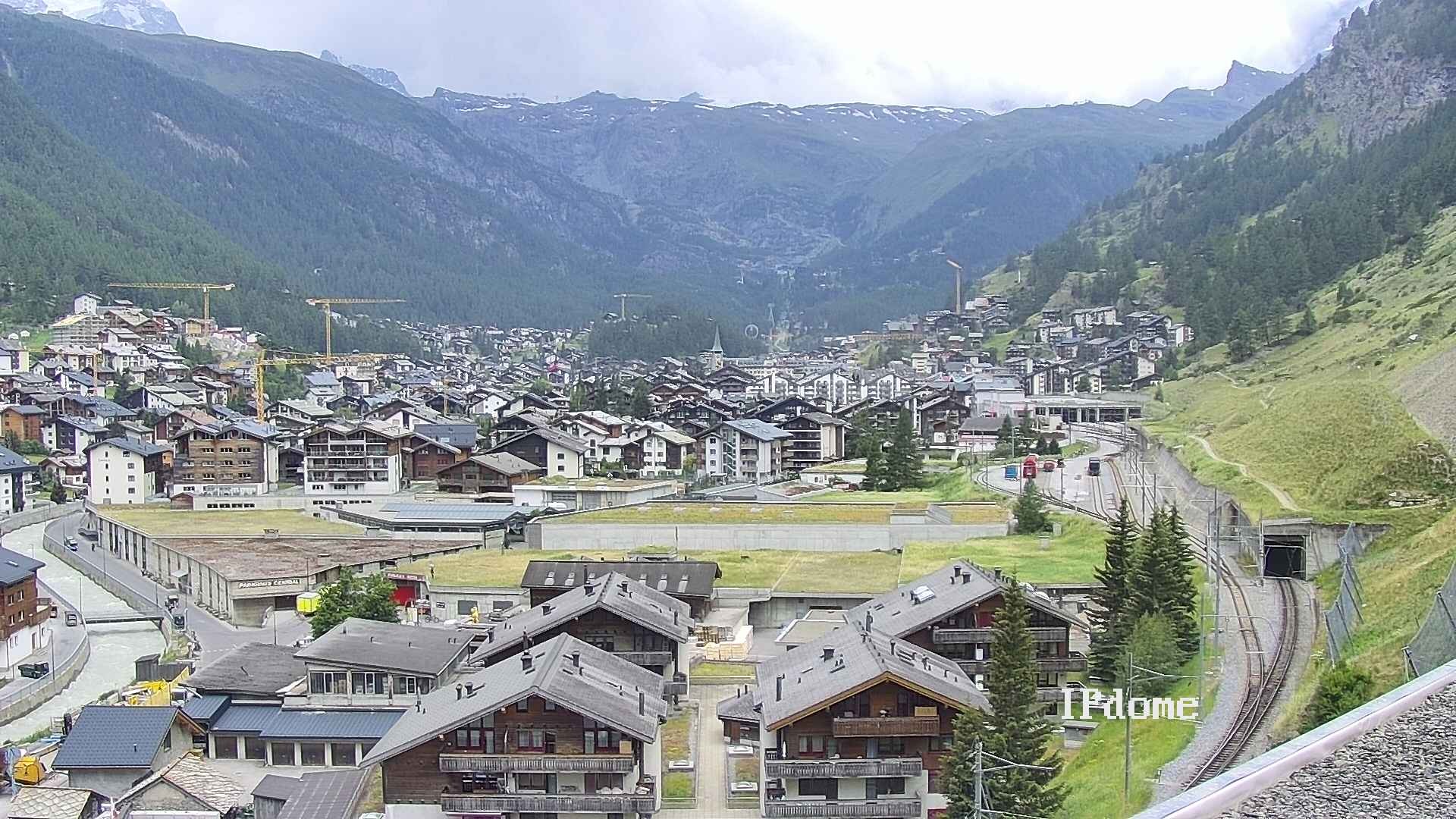 Archived image Webcam Zermatt - Spiss