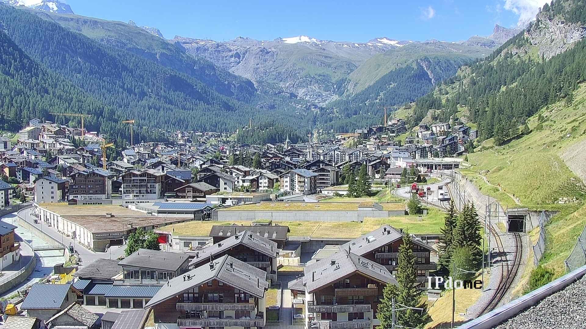 Archived image Webcam Zermatt - Spiss
