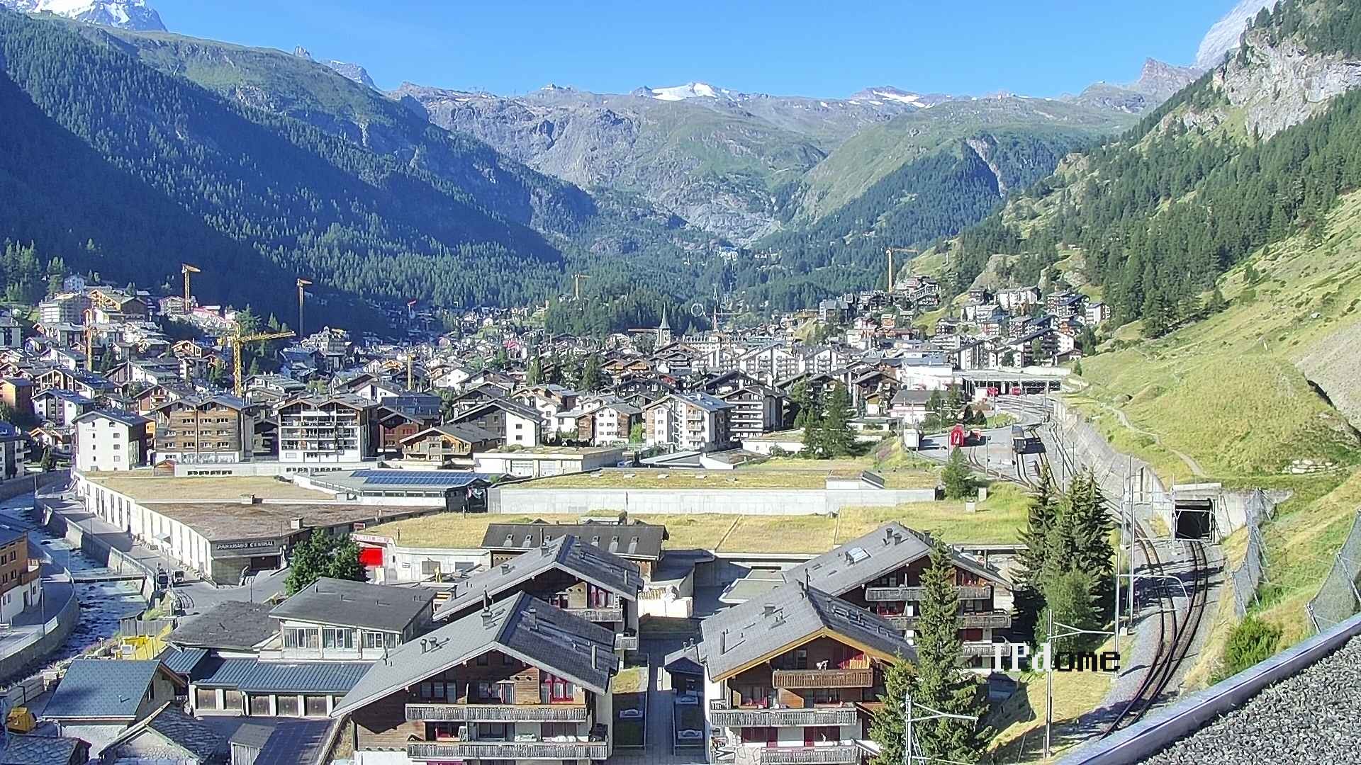 Archived image Webcam Zermatt - Spiss