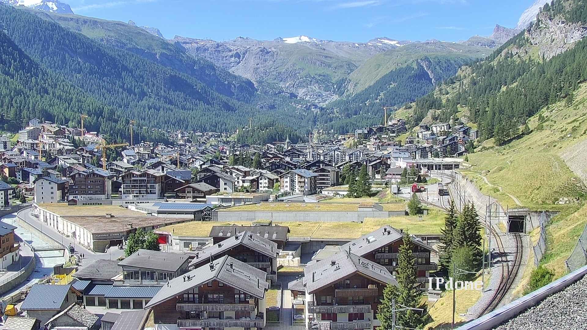 Archived image Webcam Zermatt - Spiss