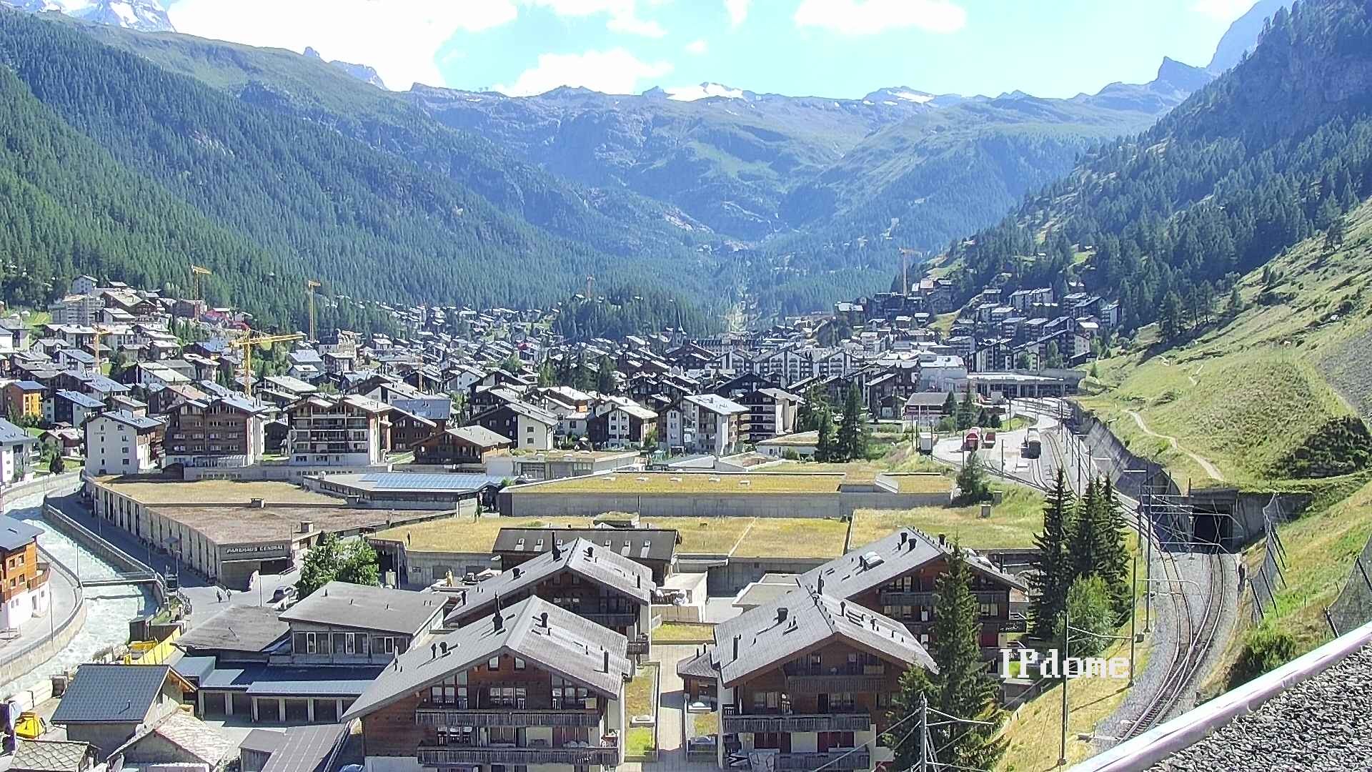 Archived image Webcam Zermatt - Spiss
