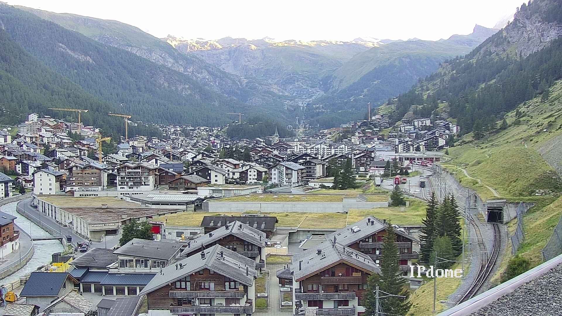 Archived image Webcam Zermatt - Spiss