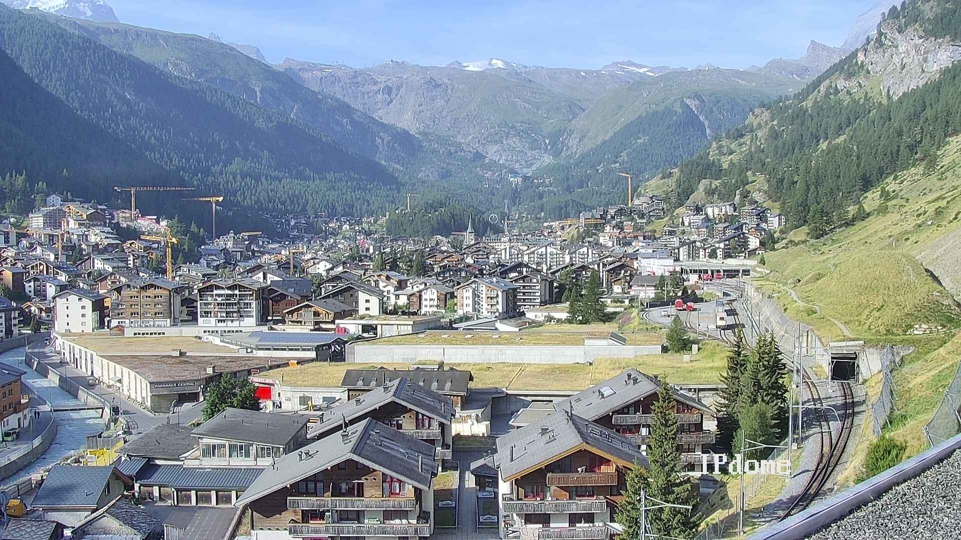 Archived image Webcam Zermatt - Spiss