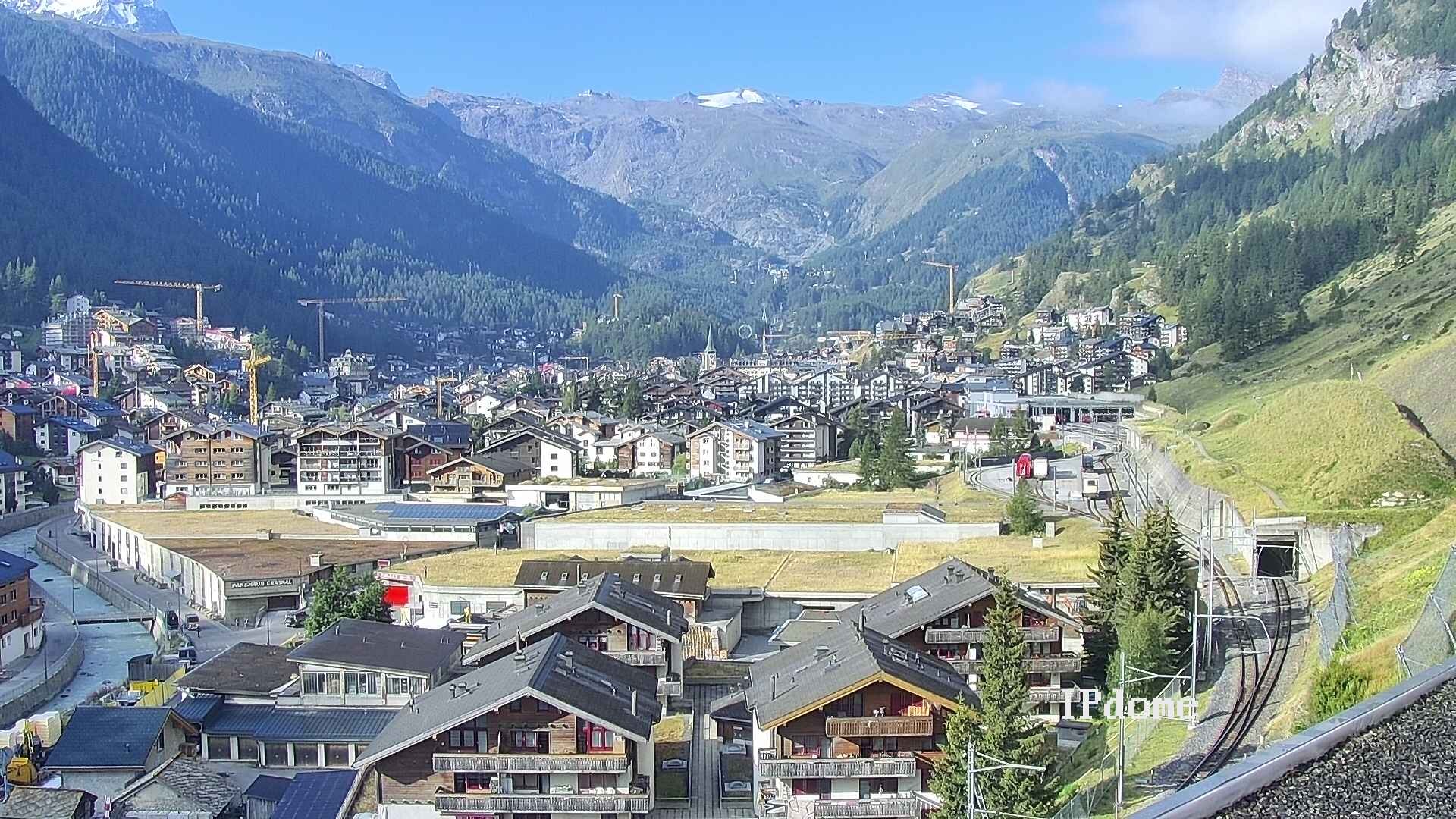 Archived image Webcam Zermatt - Spiss