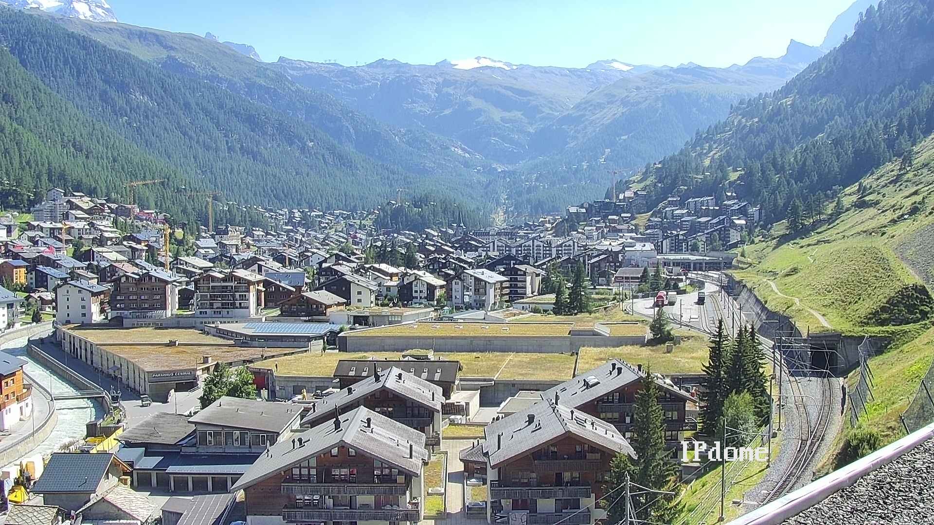 Archived image Webcam Zermatt - Spiss