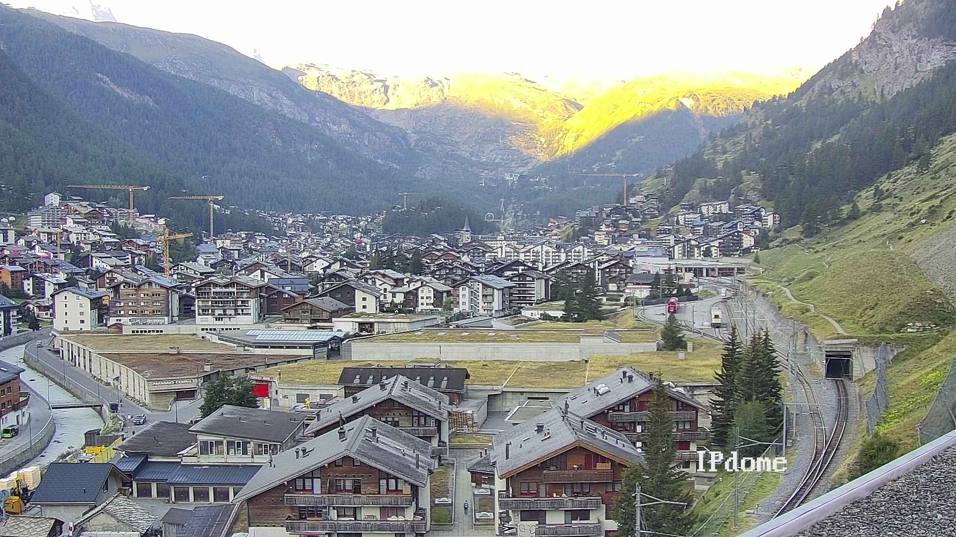 Archived image Webcam Zermatt - Spiss
