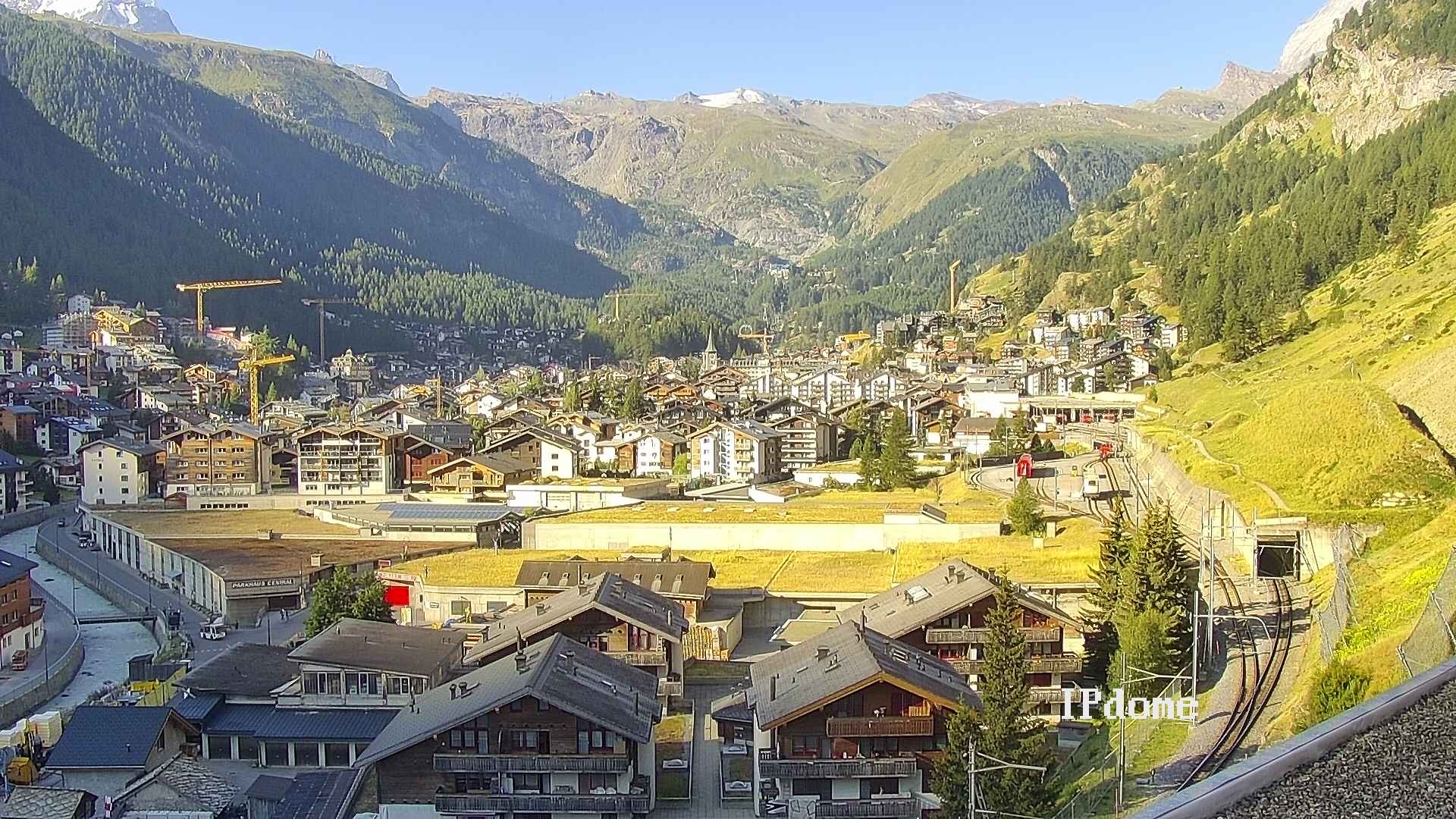 Archived image Webcam Zermatt - Spiss