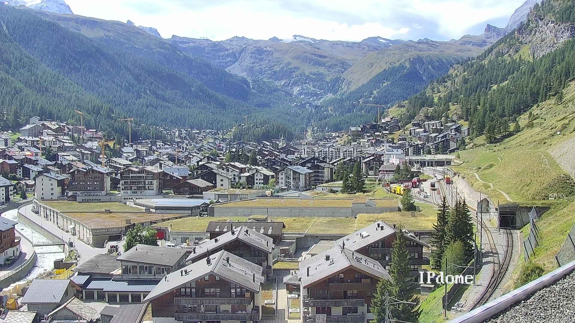 Archived image Webcam Zermatt - Spiss