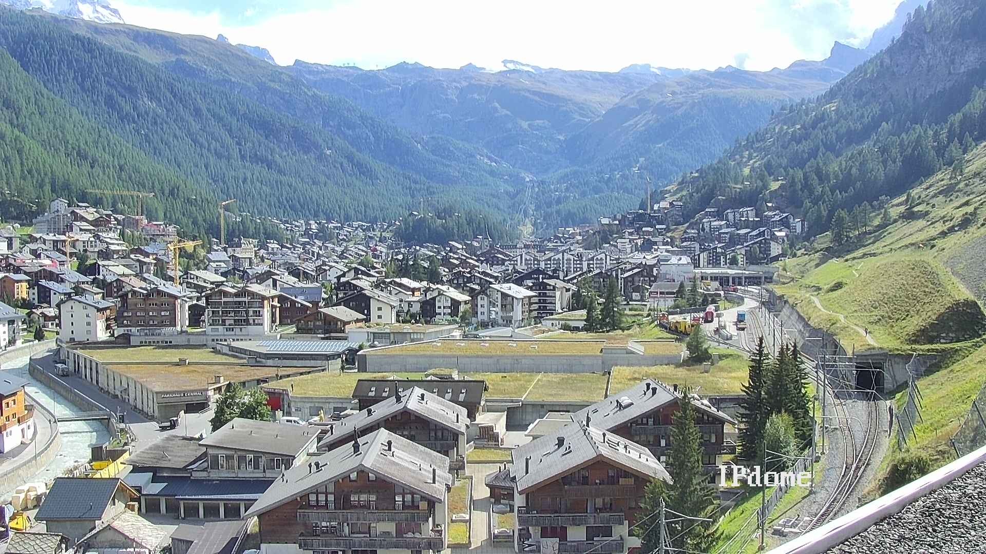 Archived image Webcam Zermatt - Spiss