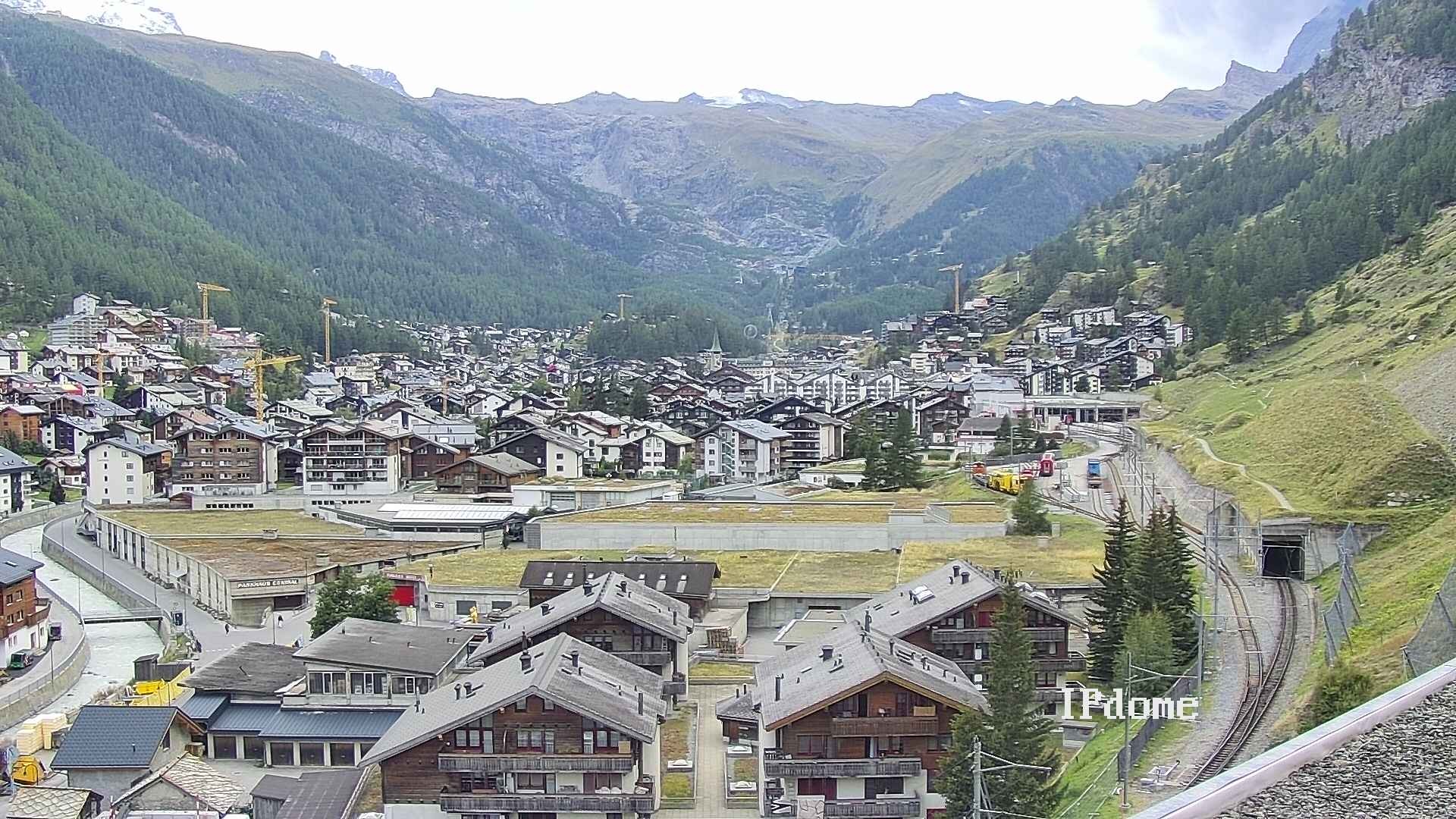 Archived image Webcam Zermatt - Spiss