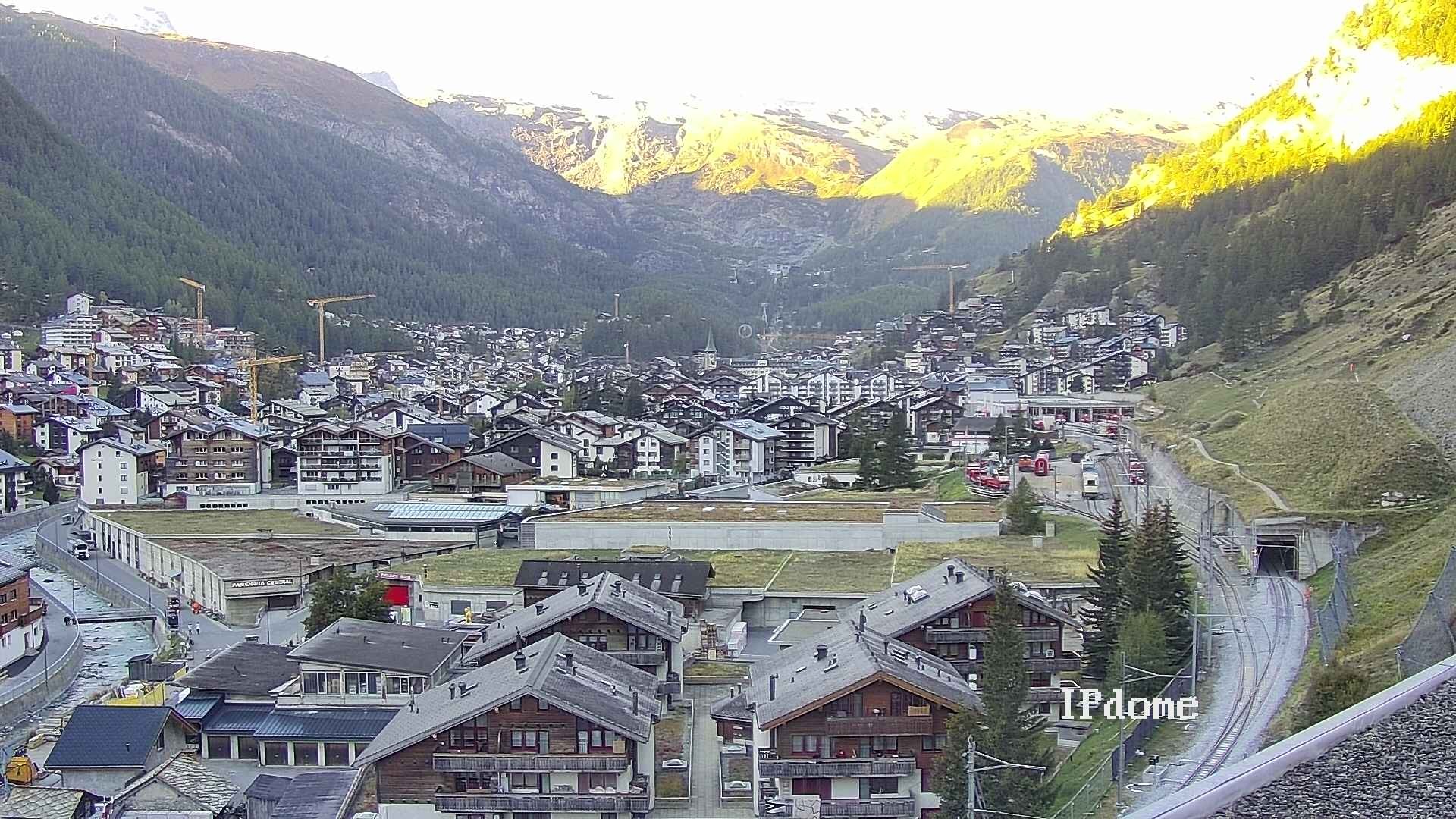 Archived image Webcam Zermatt - Spiss