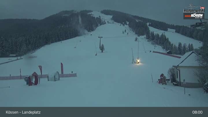 Archiv Foto Panorama-Webcam am Kinderland Kössen