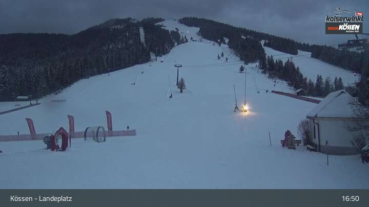 Archiv Foto Panorama-Webcam am Kinderland Kössen