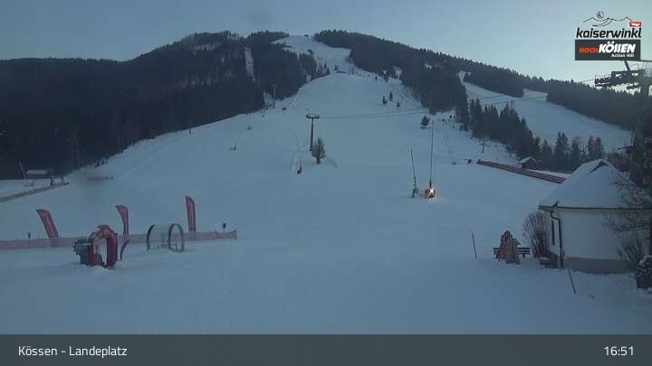 Archiv Foto Panorama-Webcam am Kinderland Kössen