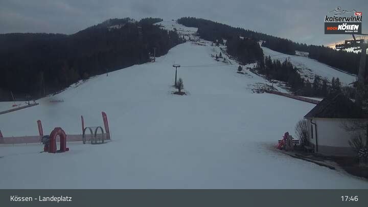 Archiv Foto Panorama-Webcam am Kinderland Kössen