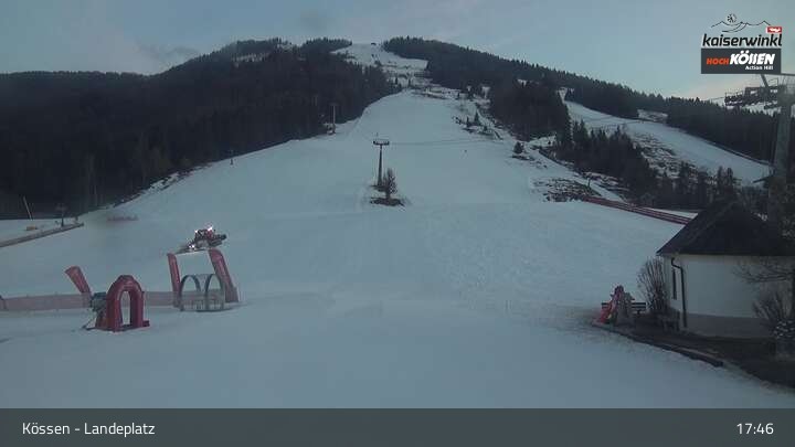 Archiv Foto Panorama-Webcam am Kinderland Kössen