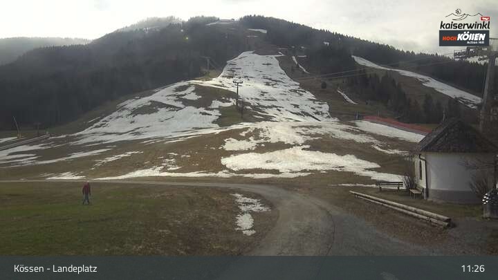 Archiv Foto Panorama-Webcam am Kinderland Kössen