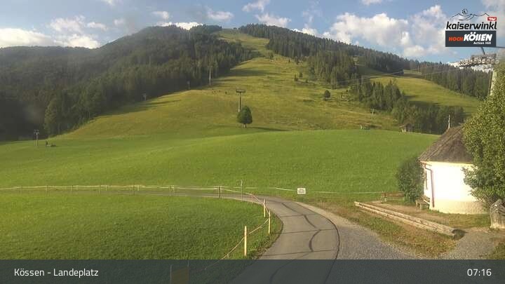 Archiv Foto Panorama-Webcam am Kinderland Kössen