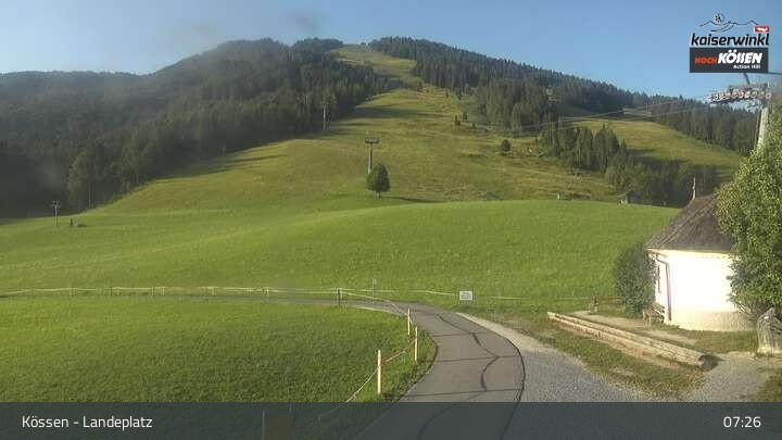 Archiv Foto Panorama-Webcam am Kinderland Kössen