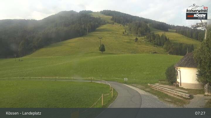 Archiv Foto Panorama-Webcam am Kinderland Kössen