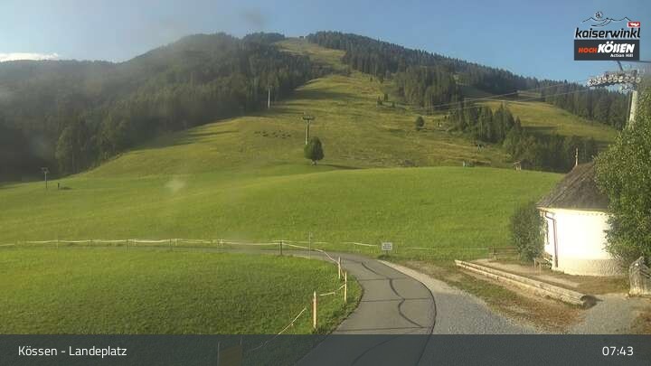 Archiv Foto Panorama-Webcam am Kinderland Kössen