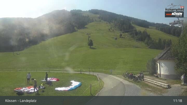 Archiv Foto Panorama-Webcam am Kinderland Kössen