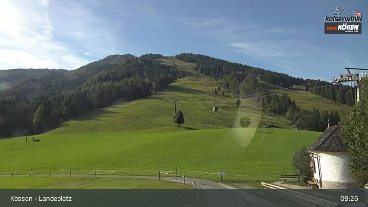 Archiv Foto Panorama-Webcam am Kinderland Kössen