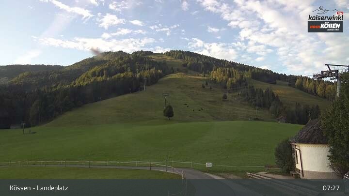 Archiv Foto Panorama-Webcam am Kinderland Kössen