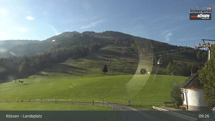 Archiv Foto Panorama-Webcam am Kinderland Kössen