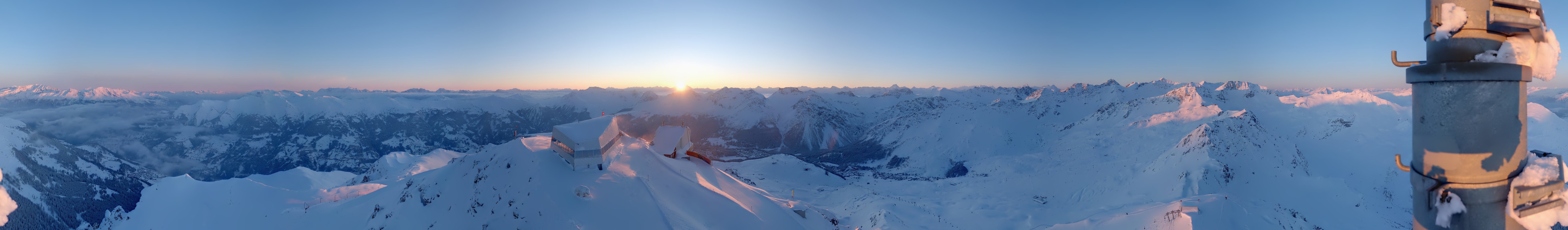 Archived image Webcam Arosa Lenzerheide, Weisshorngipfel