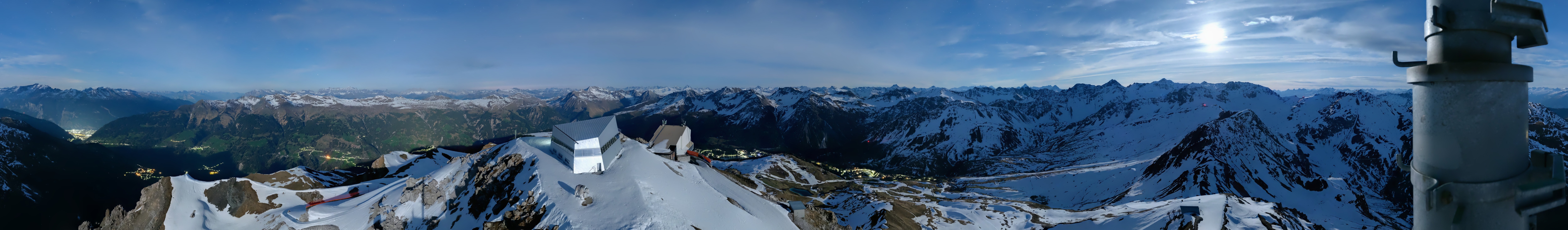 Archived image Webcam Arosa Lenzerheide, Weisshorngipfel
